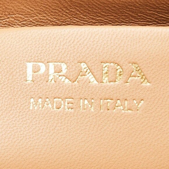 Prada Ecru/Noisette Shearling and Leather Arque Shoulder Bag - Picture 11 of 12